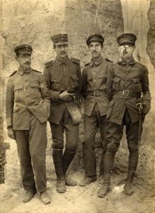 Στρατευμένοι, Δημήτρης Σταύρου, Μίλτος Κουντουράς, Κώστας Κόντος, Στρατής Μυριβήλης